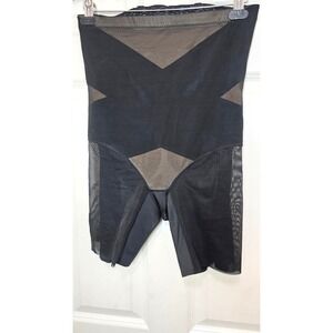 Honeylove SuperPower Short Shapewear XL Black Spandex High-Waisted Body Shaper